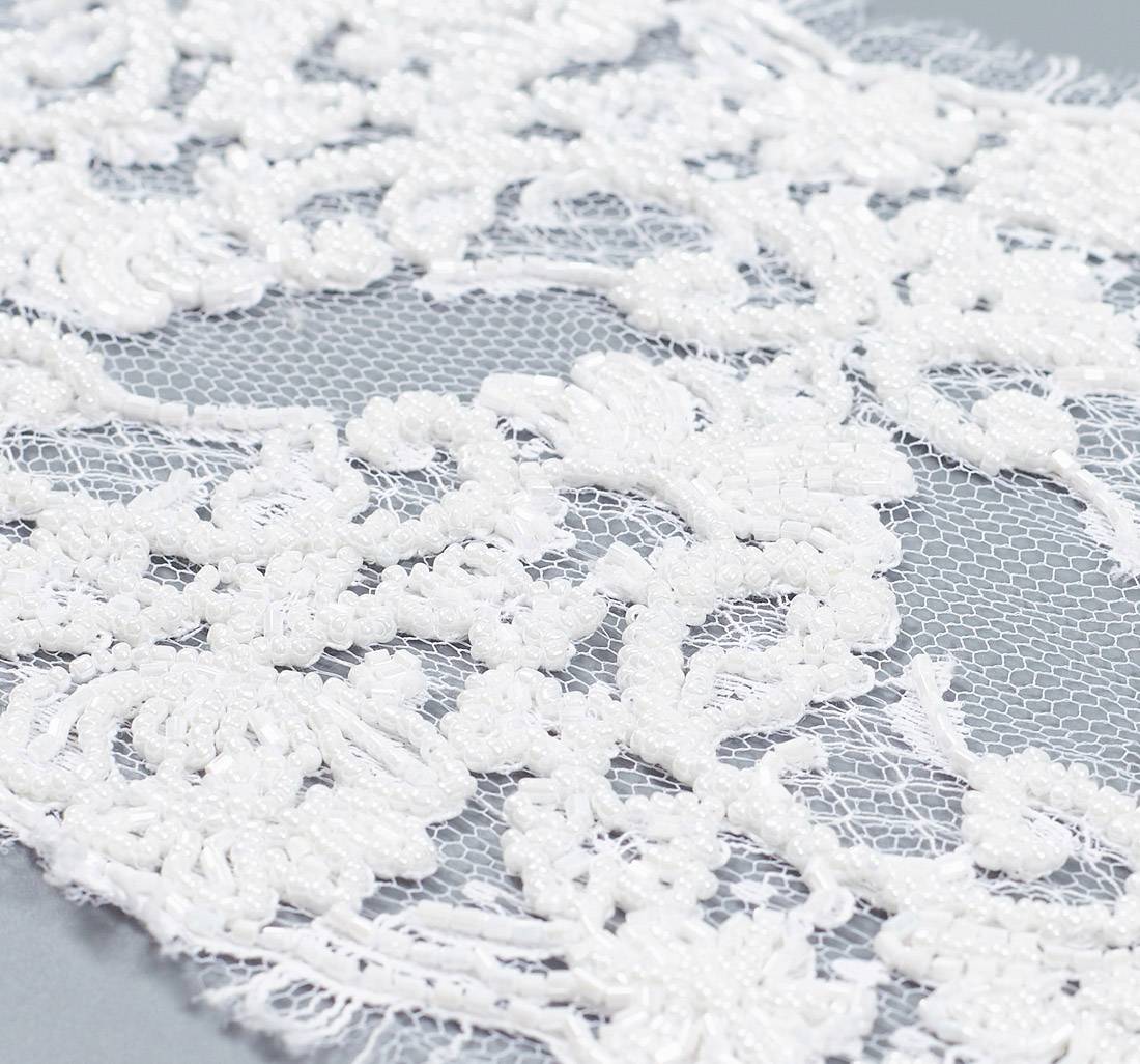 Тесьма кружевная с вышивкой в наличии