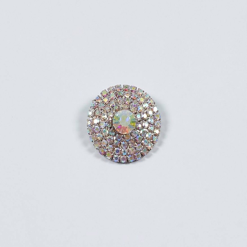 Пуговица на ножке, декорированная кристаллами Swarovski в наличии